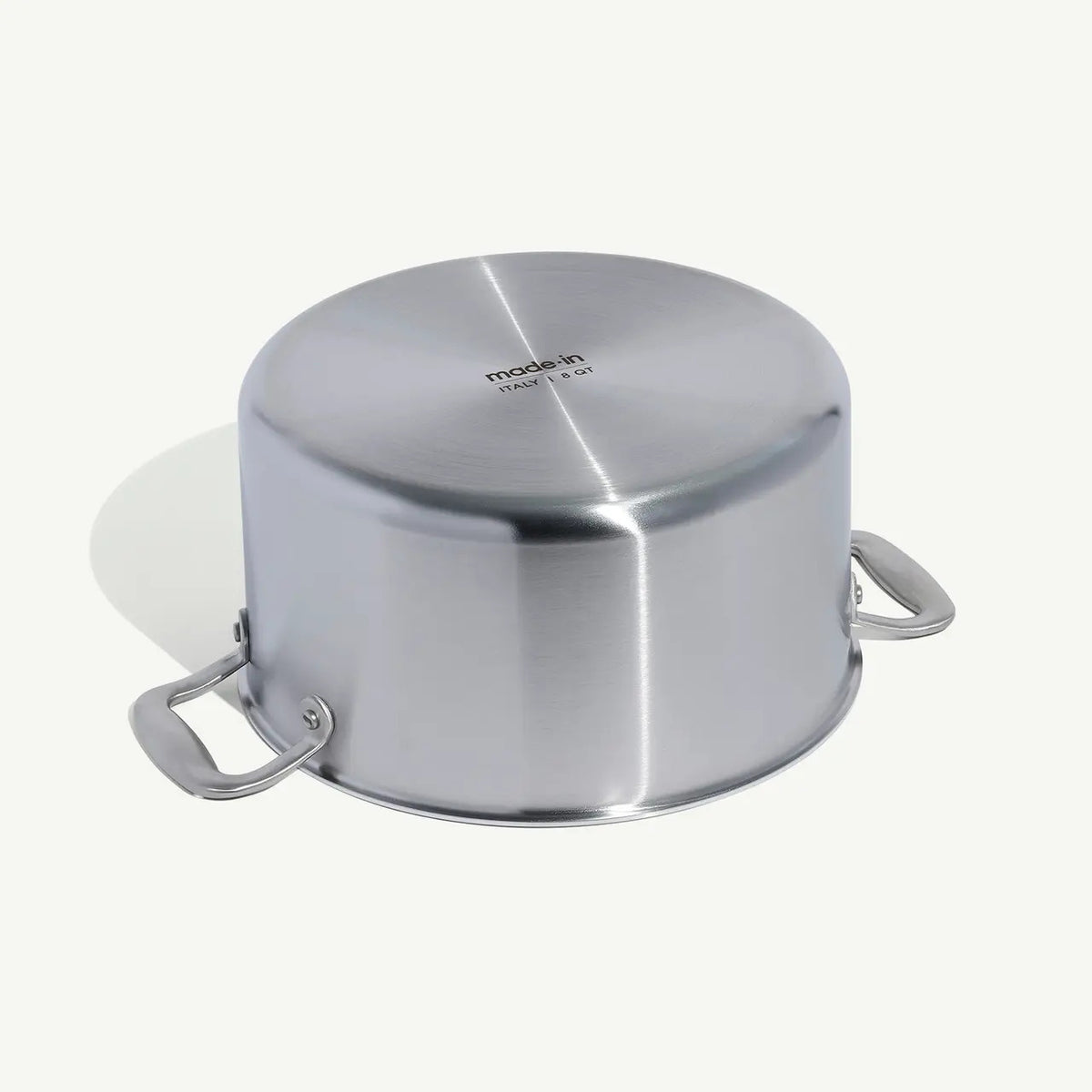 MADE IN Cookware 8 QT Stainless Clad Stock Pot with Lid