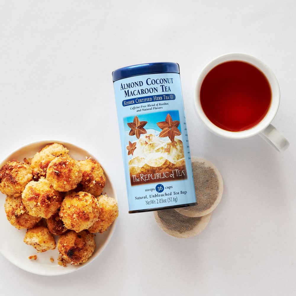 Republic of Tea Almond Coconut Macaroon Kosher Red Tea
