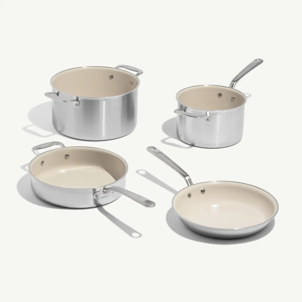 Made in Cookware CeramiClad 7 Piece Cookware Set