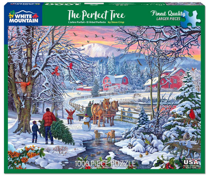 White Mountain Puzzles - The Perfect Tree  - 1000 Piece Jigsaw Puzzle