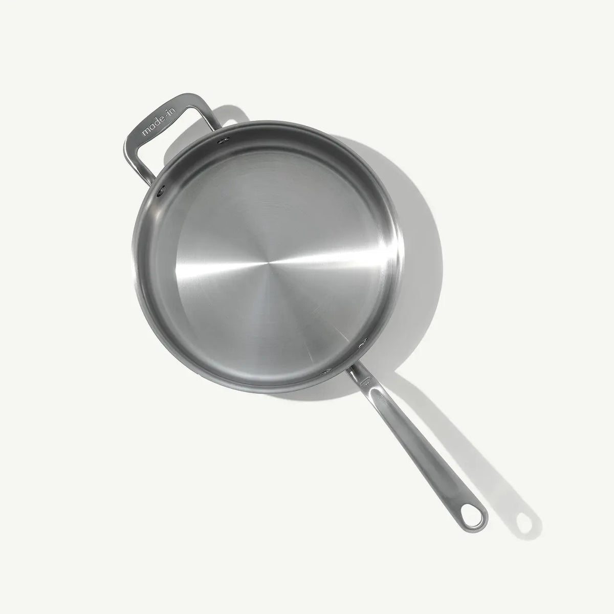 MADE IN Cookware 3.5 QT Stainless Clad Saute Pan with Lid
