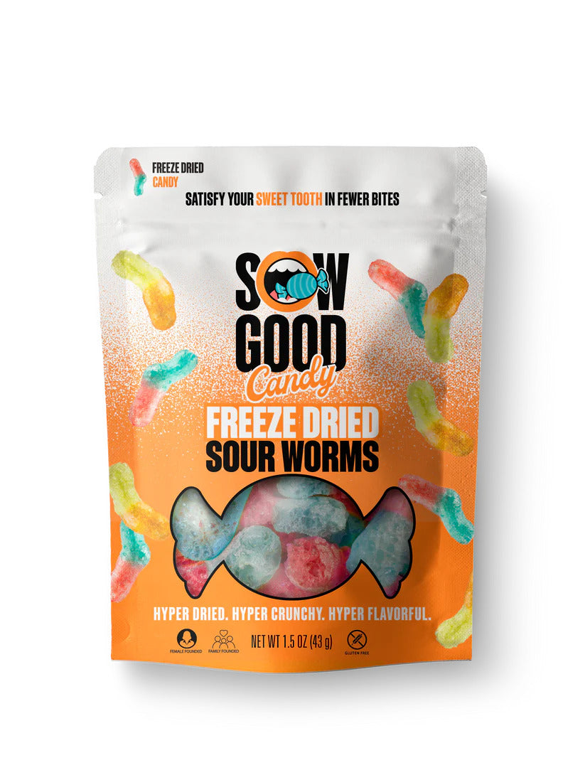 Sow Good Freeze Dried Candy - Sweet Worms