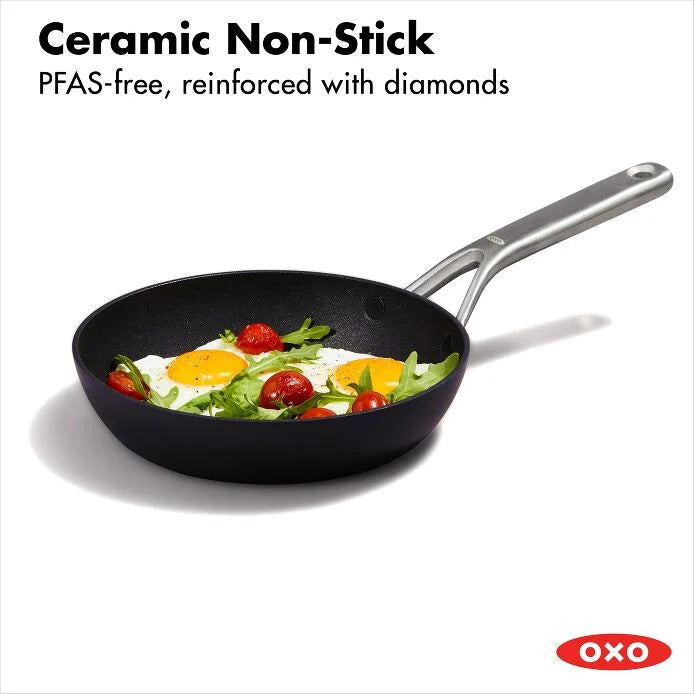 Reading China & Glass Frypans & Skillets OXO Ceramic Professional Non-Stick 8-Inch Frypan