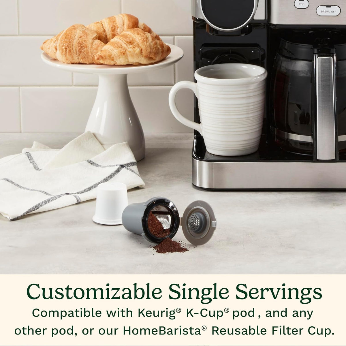 Cuisinart Coffee Center 12 Cup Coffeemaker And Single-Serve Brewer