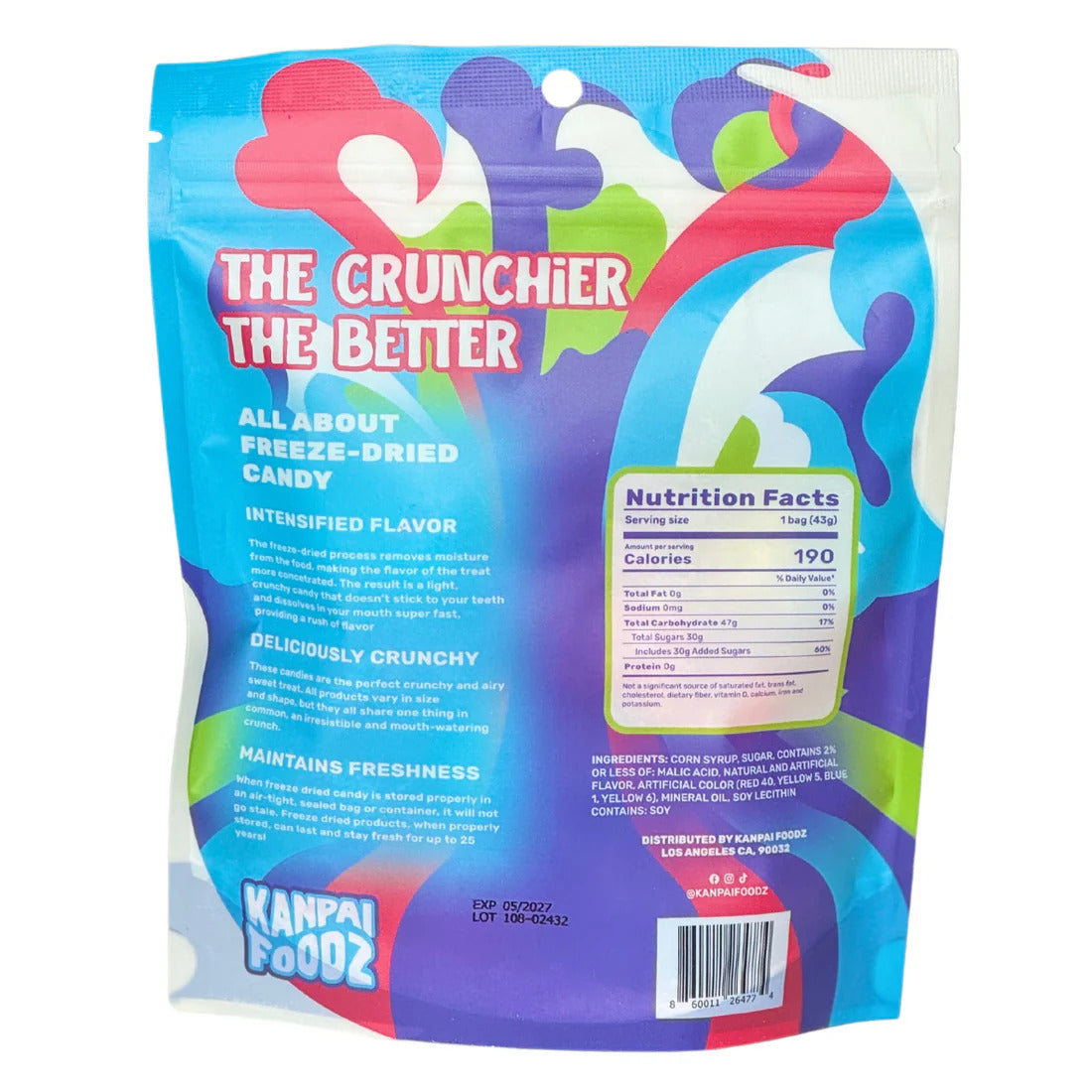 Kanpai Foodz Freeze Dried Pops Candy