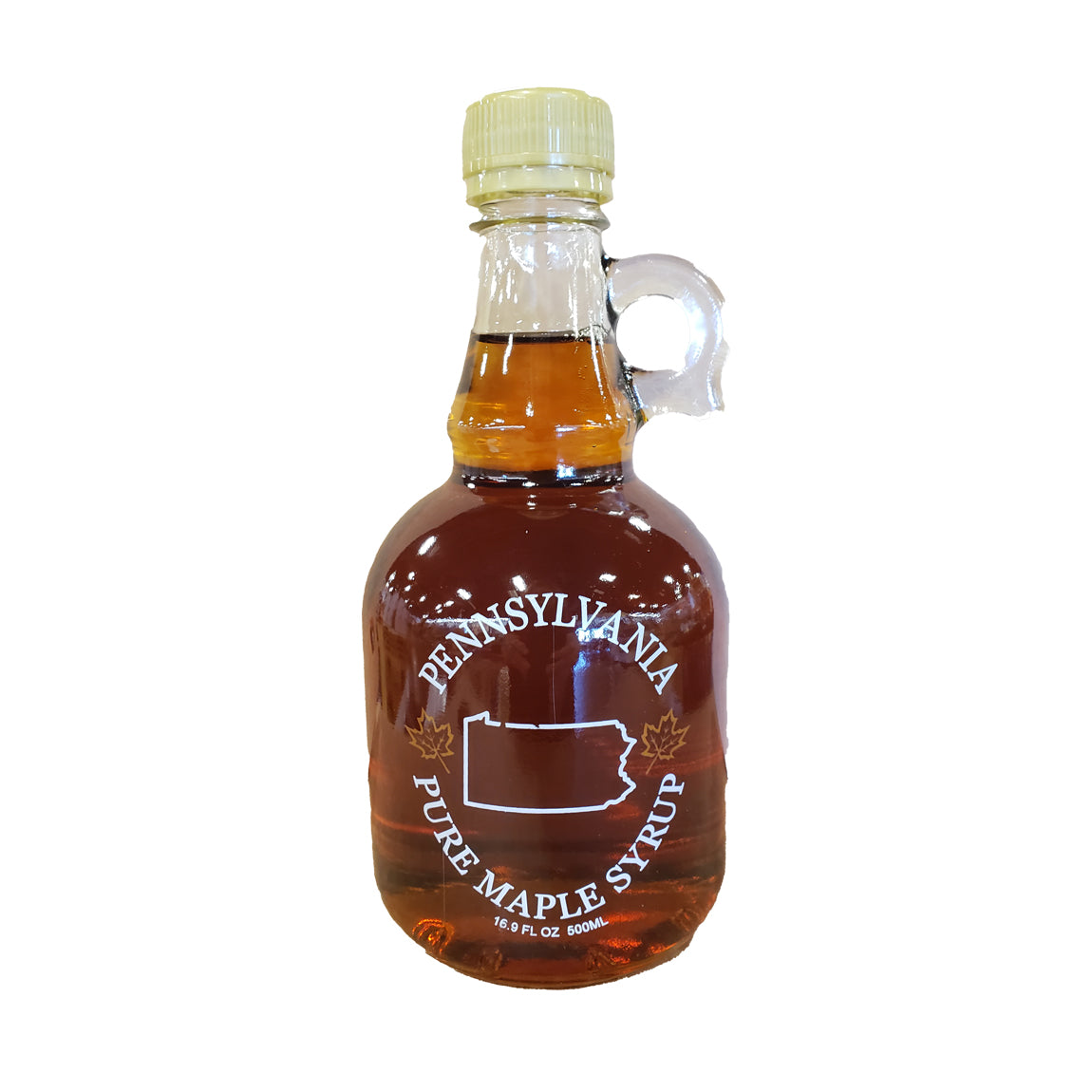 Loch's Pennsylvania Pure Maple Syrup 16 oz Glass Jug - Grade A Amber