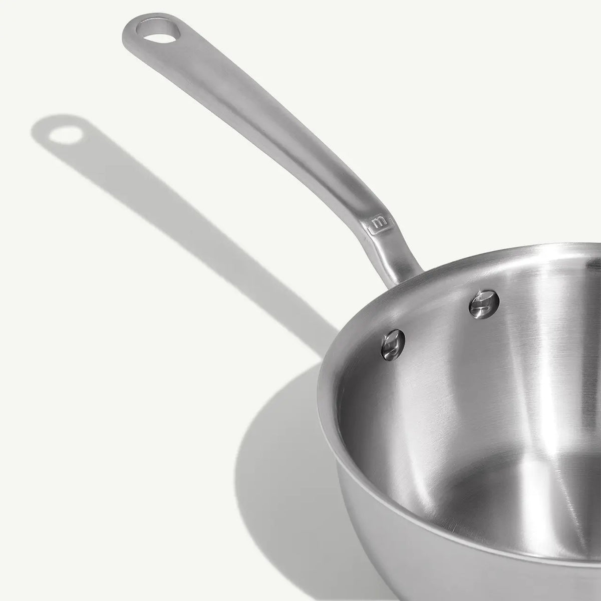 MADE IN Cookware 2 QT Stainless Clad Saucier with Lid