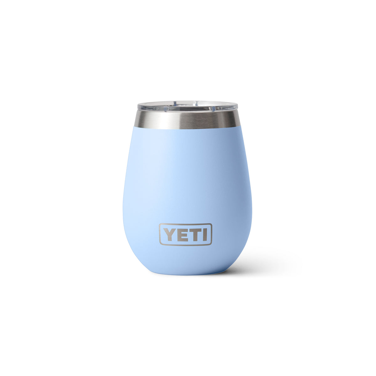 YETI Rambler 10 oz Wine Tumbler with Magslider Lid - Big Sky Blue
