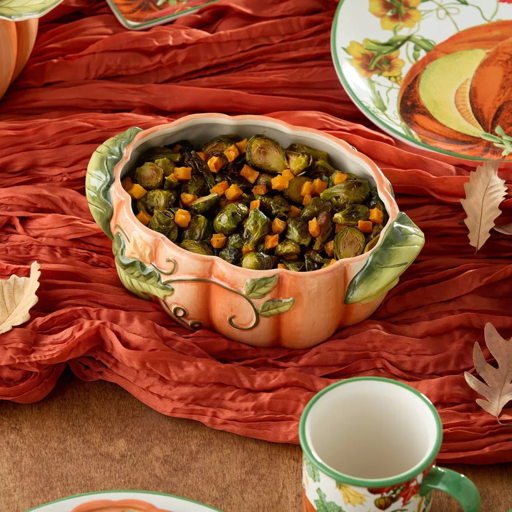 3D Pumpkin Serving Bowl - 32 oz
