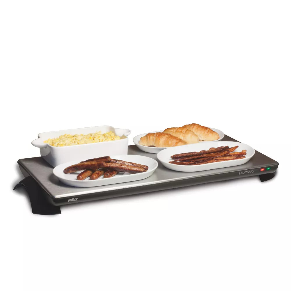 Salton Stainless Steel 12&quot; x 24&quot; Warming Tray