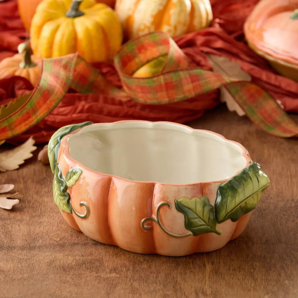 3D Pumpkin Serving Bowl - 32 oz