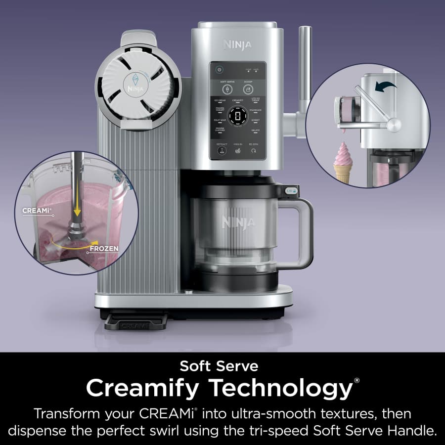 Ninja Swirl™ by CREAMi® Soft Serve &amp; Ice Cream Machine
