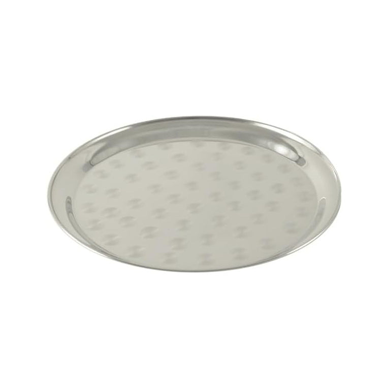 13.75" Stainless Steel Round Serving Tray