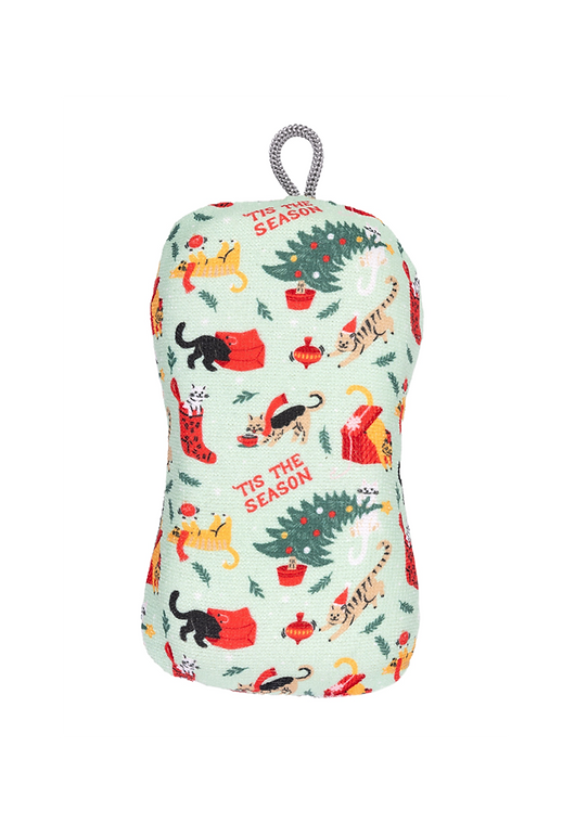 Festive Cats Scrub Sponge