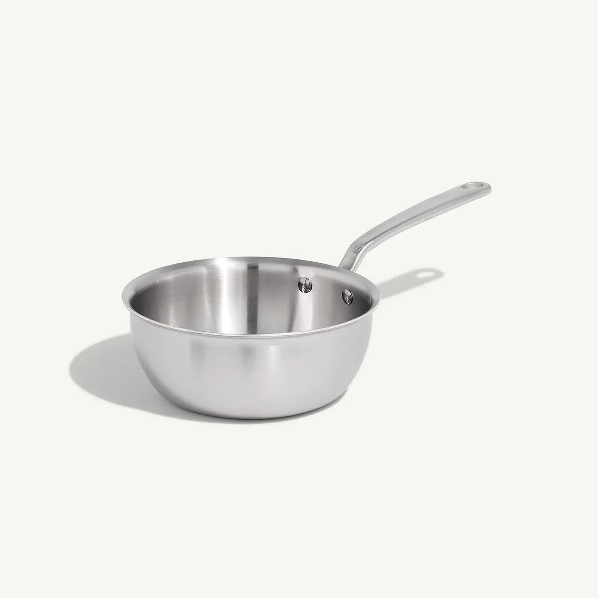 MADE IN Cookware 2 QT Stainless Clad Saucier with Lid