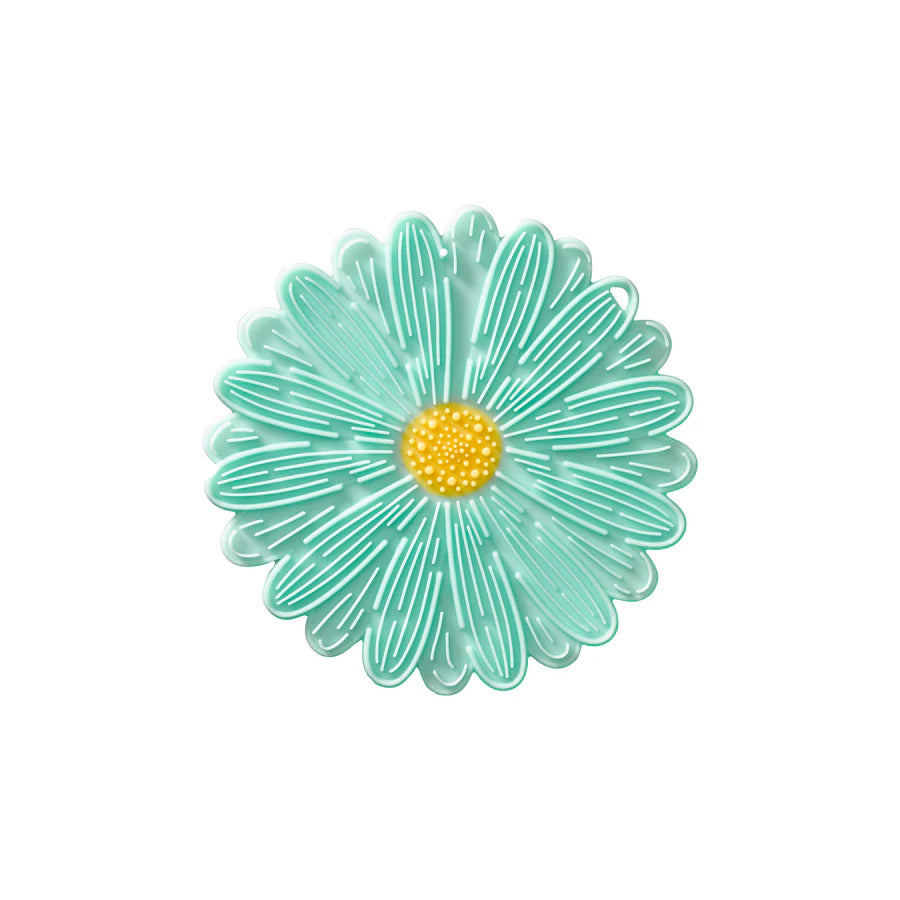 Charles Viancin Daisy Trivet (Aqua) 6"