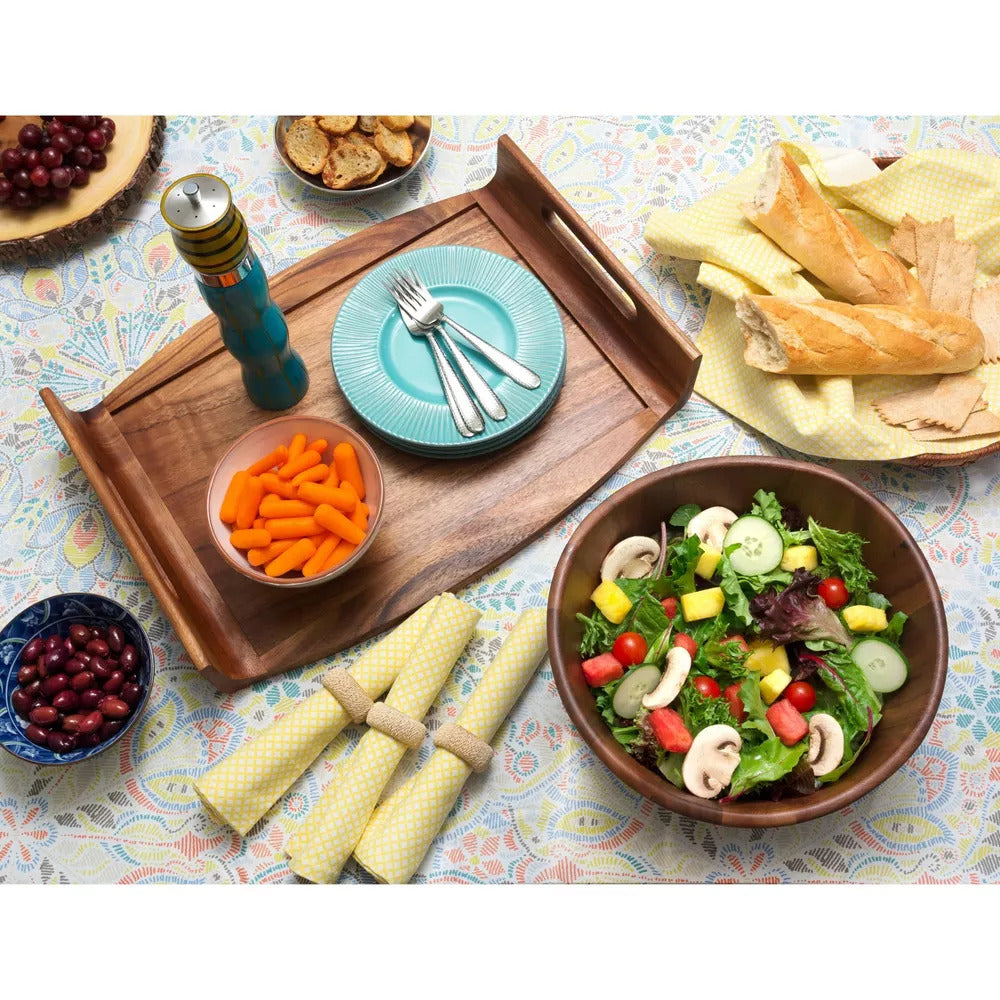 Lipper International Reversible Acacia Serving/Bed Tray