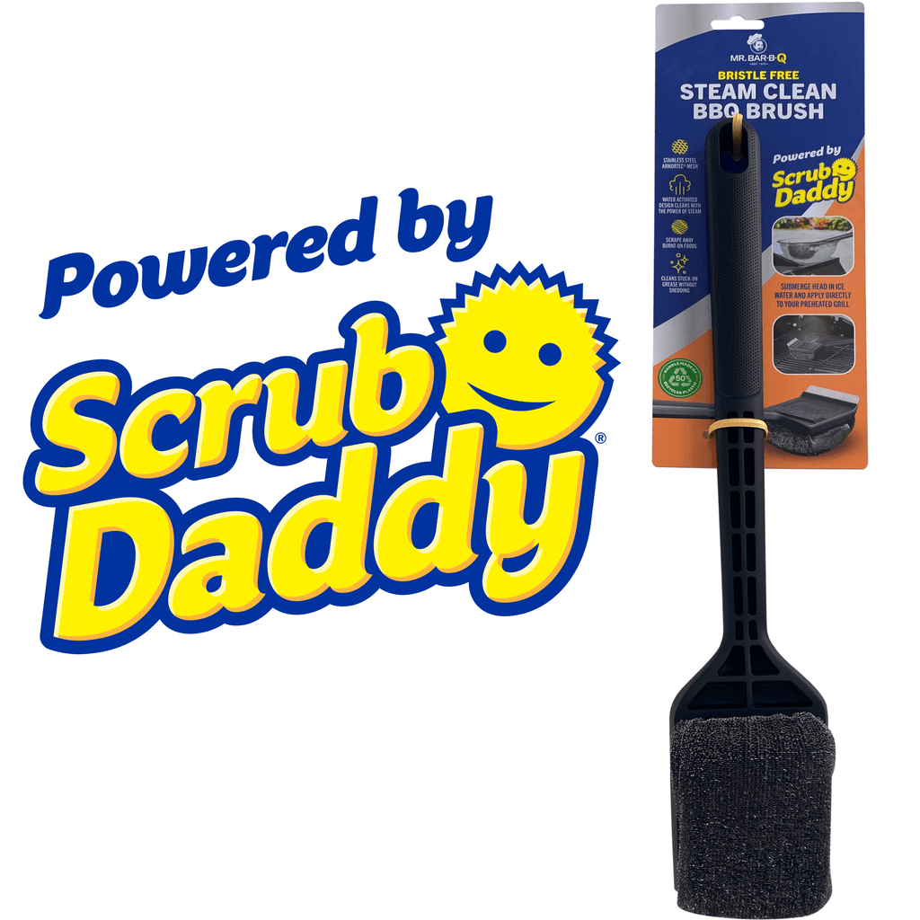 Mr. BBQ BBQ Tool Steam Clean BBQ Brush Powered by Scrub Daddy