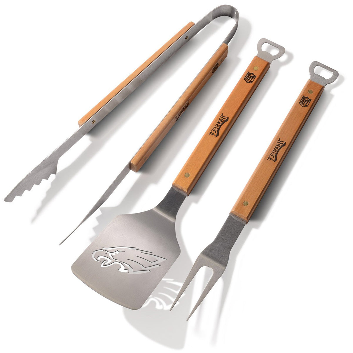 Youthefan BBQ Tools Philadelphia Eagles 3-Piece Grill Accessories Set