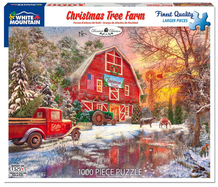 White Mountain Puzzles Christmas Tree Farm - 1000 Pieces