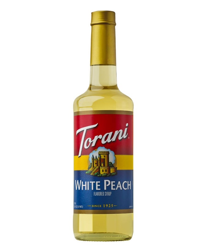 Torani Beverages Torani White Peach Syrup 750 ML