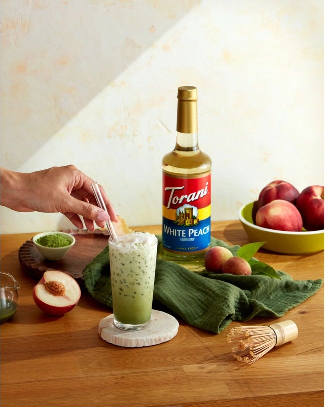 Torani Beverages Torani White Peach Syrup 750 ML