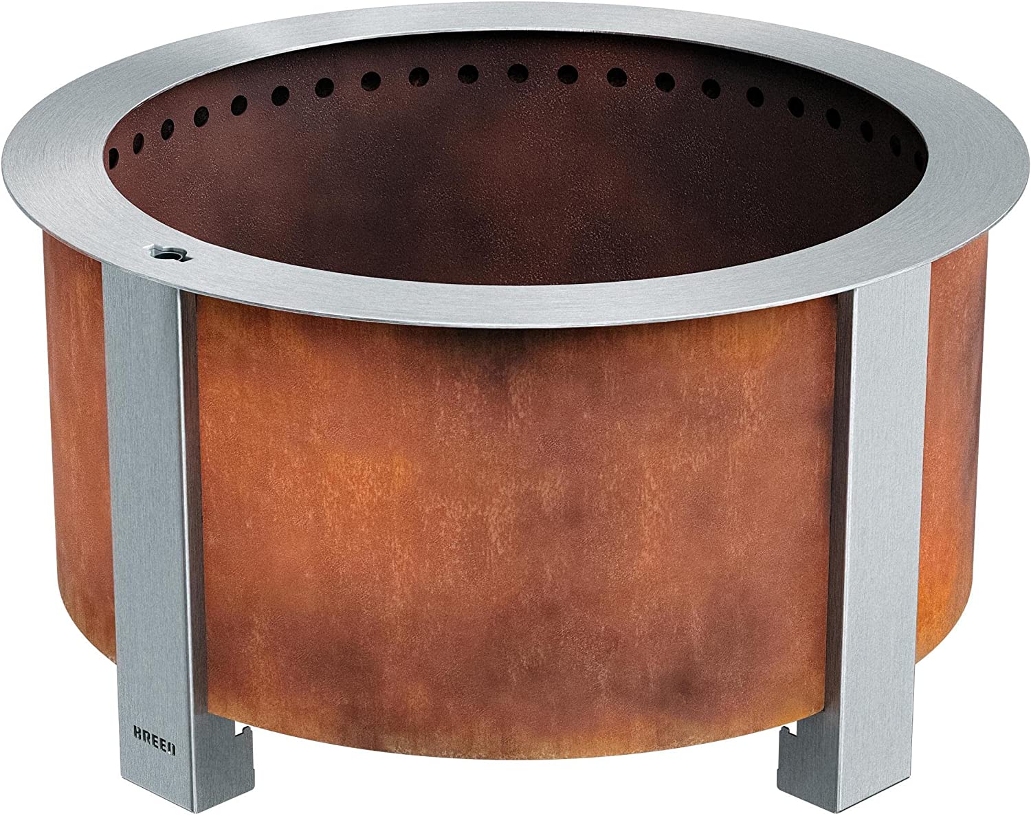 Breeo Fire Pit Breeo X Series Smokeless Firepit 24" - Corten Steel