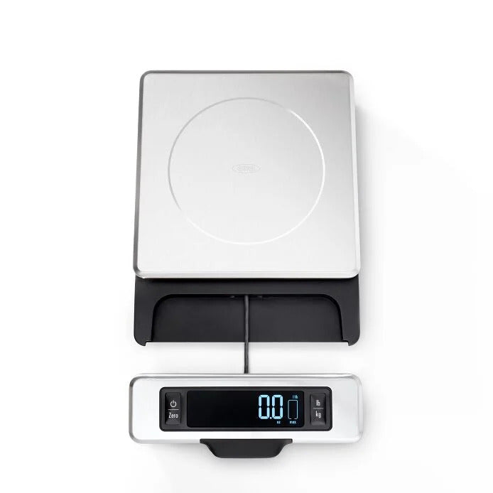 OXO 11 lb Stainless Steel Food Scale with Pull out Display