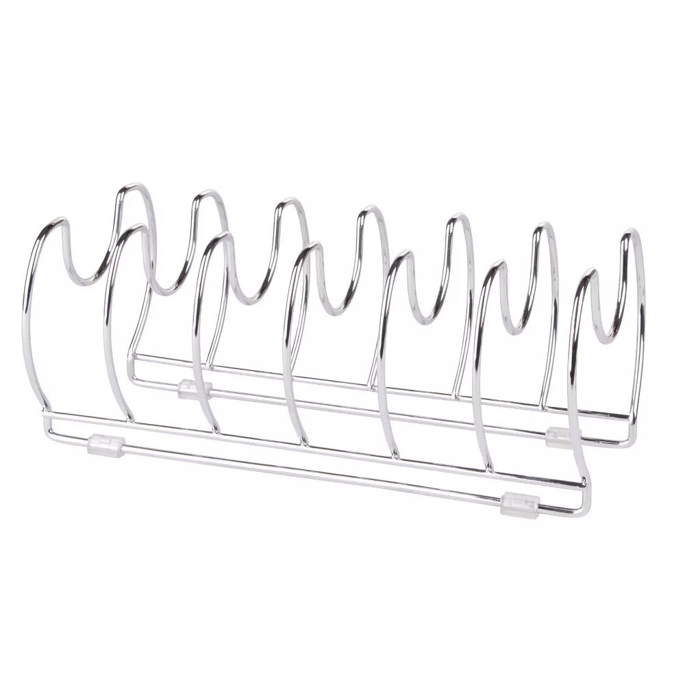 Classico Steel Kitchen Cabinet Cookware Organizer Chrome