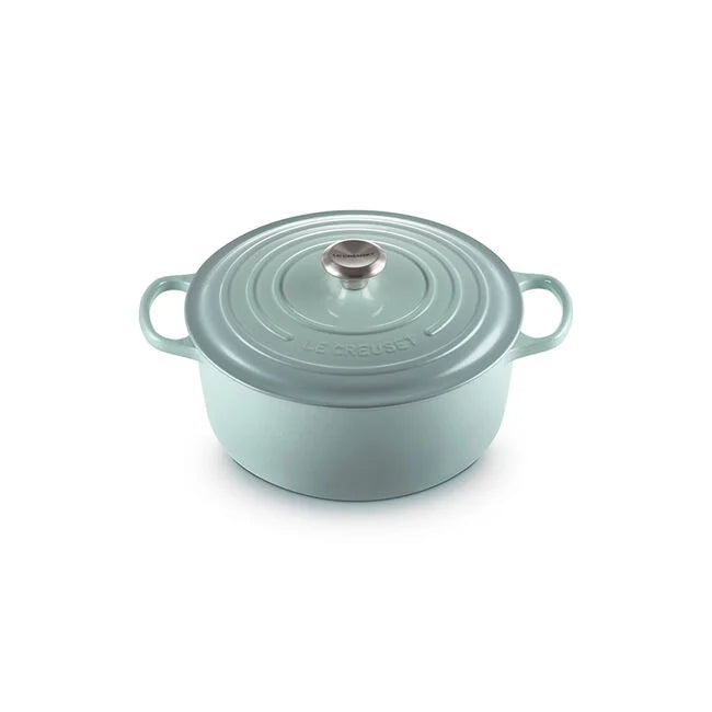 Le Creuset Cast Iron Cookware Le Creuset Signature 7.25 Qt Sea Salt Round Dutch Oven