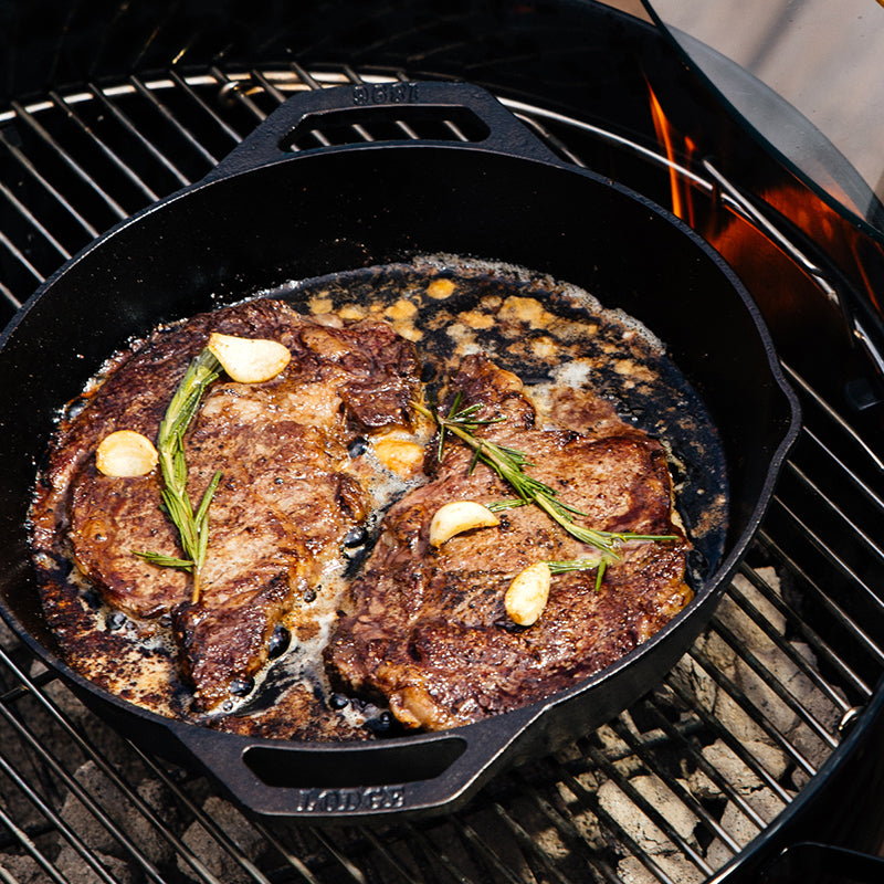 Lodge Cast Iron Cookware Lodge 12" Dual Handle Cast Iron Pan