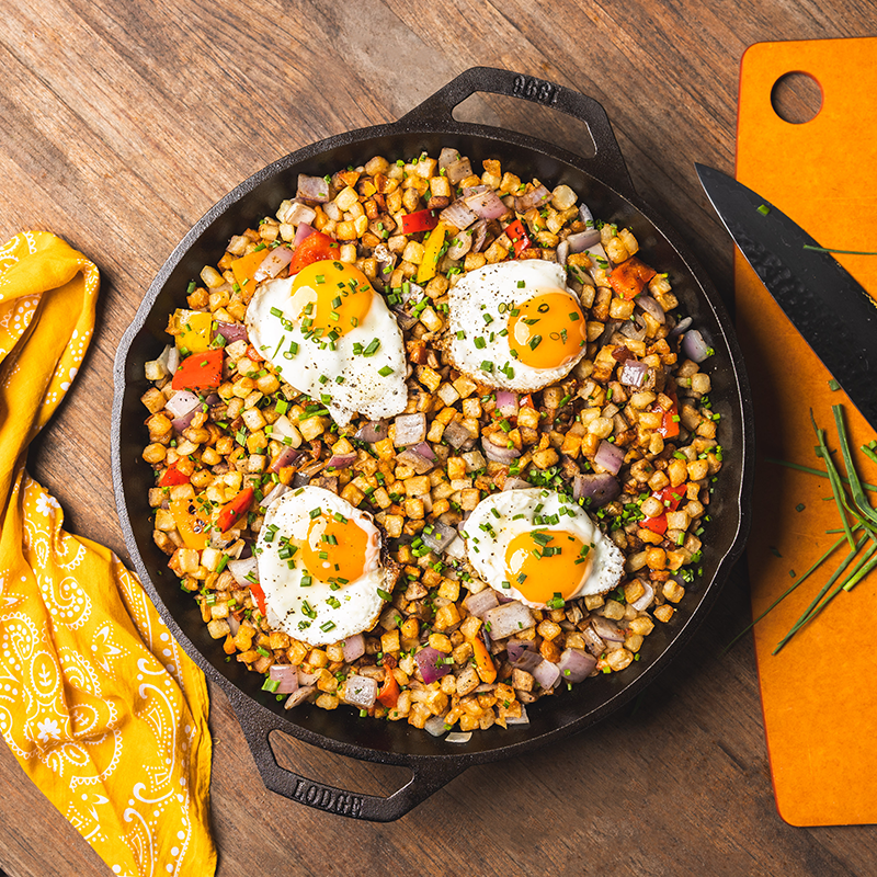 Lodge Cast Iron Cookware Lodge 12" Dual Handle Cast Iron Pan