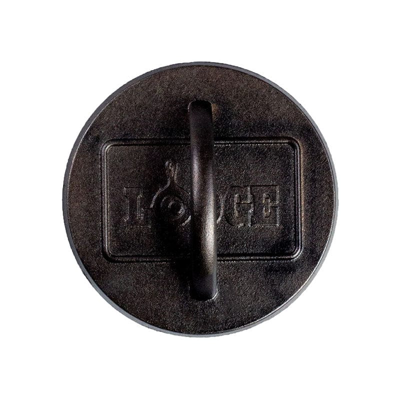 Lodge Cast Iron Cookware Lodge 6.25 Inch Seasoned Cast Iron Burger Press