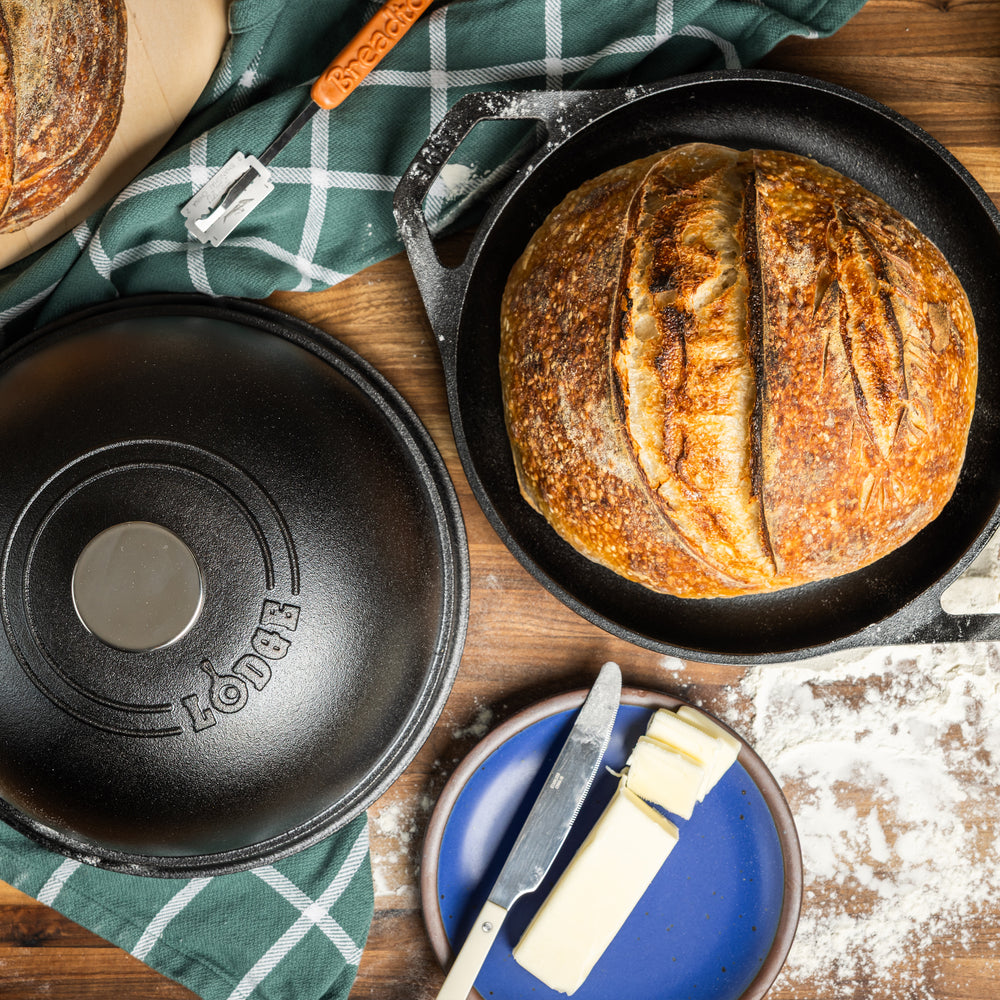 Reading China & Glass Cast Iron Cookware Lodge Chef Collection™ Seasoned Cast Iron Bread Oven