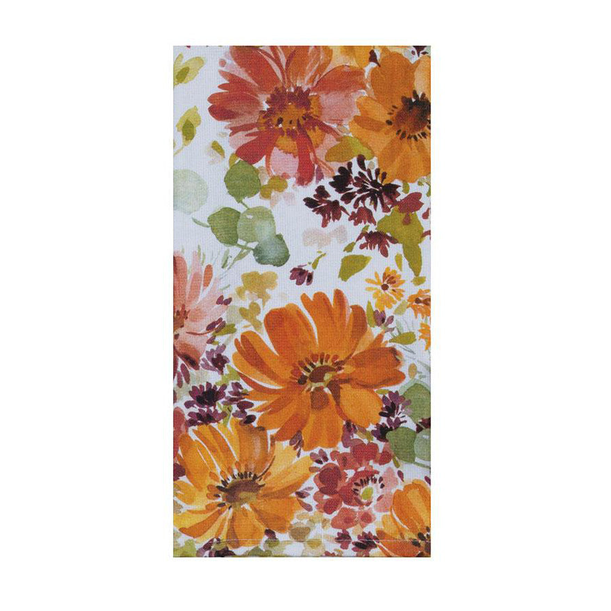 Autumn Joy Floral Toss Kitchen Towel