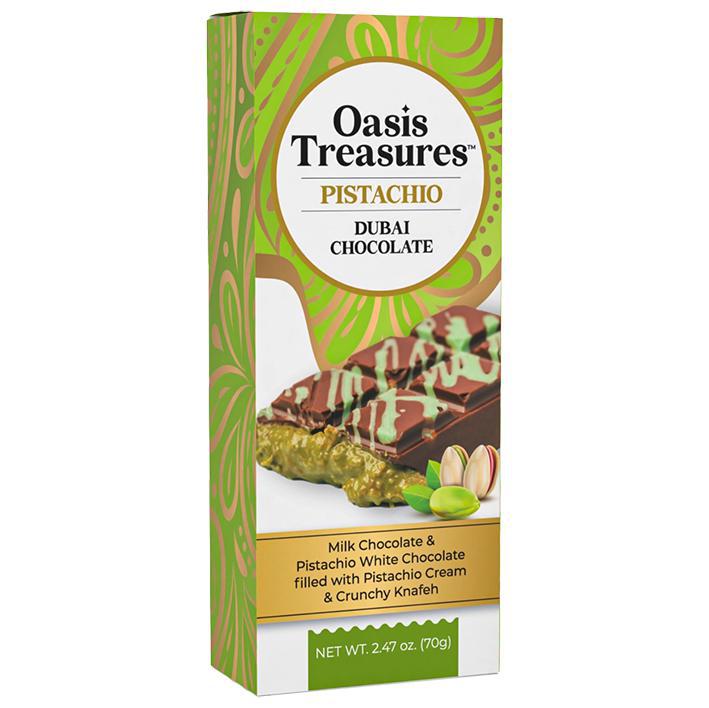 Reading China & Glass Chocolate Oasis Treasures – Pistachio Dubai Chocolate Bar