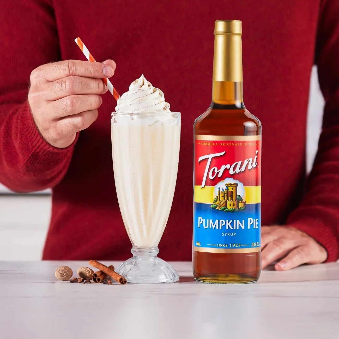 Reading China & Glass Cocktail Mixers & Rimmers Torani Pumpkin Pie Syrup 750 ml