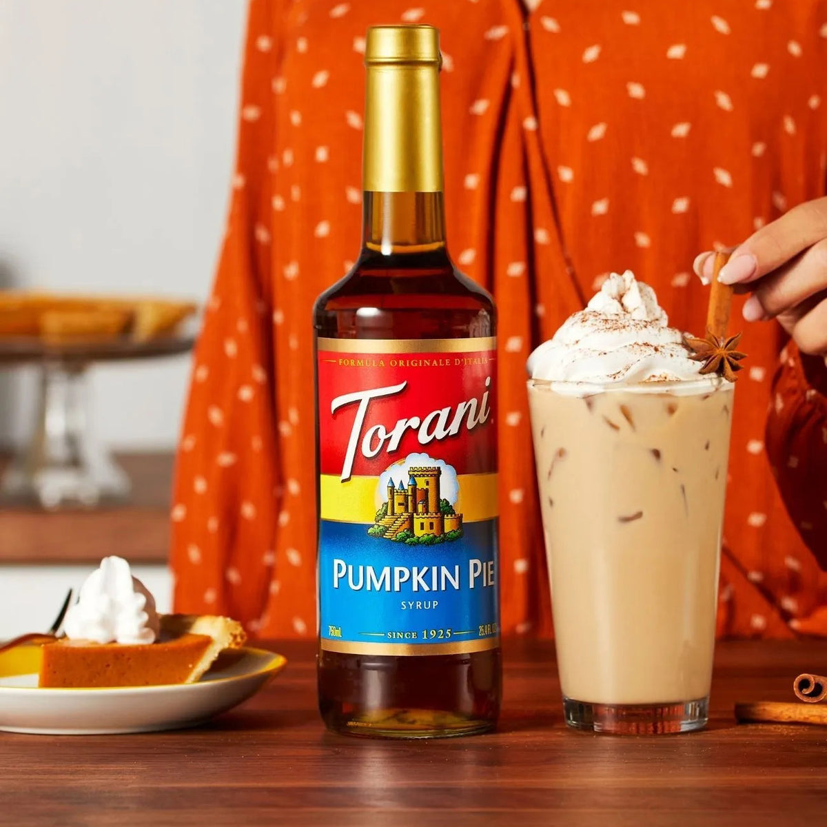 Reading China & Glass Cocktail Mixers & Rimmers Torani Pumpkin Pie Syrup 750 ml