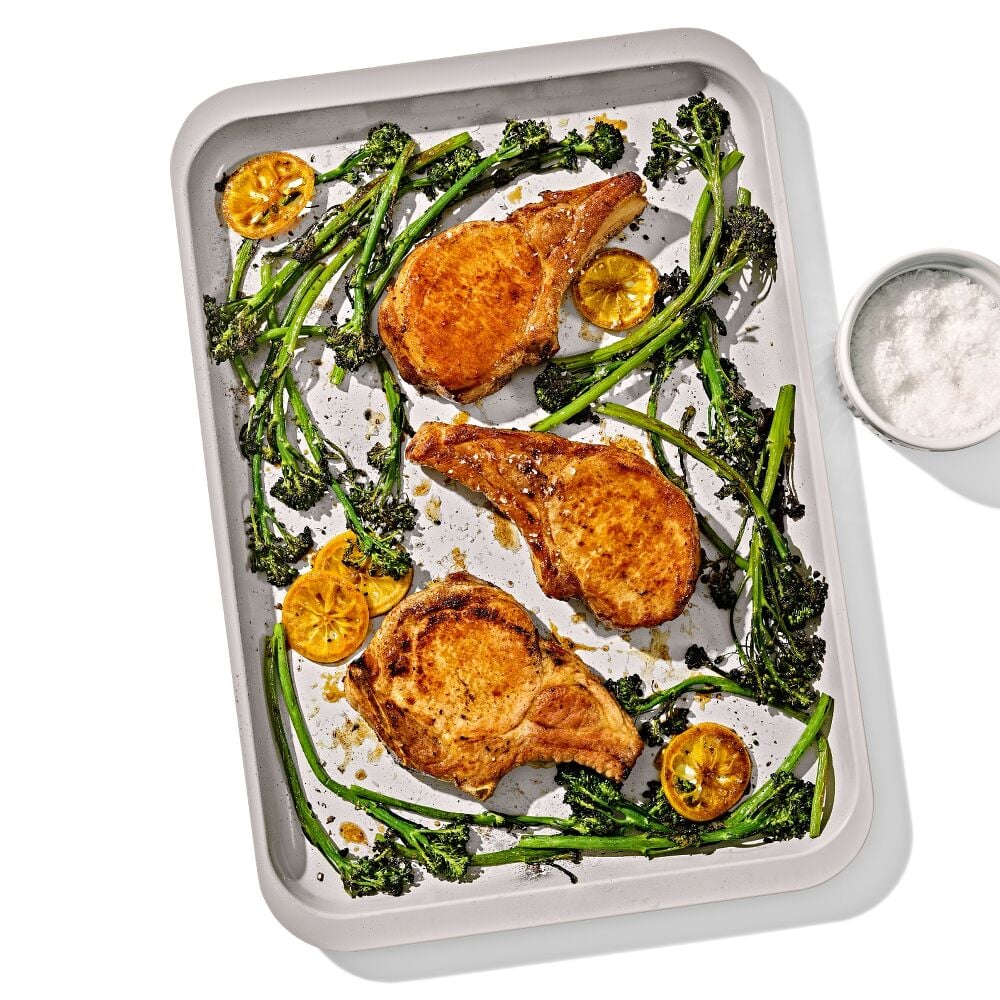 OXO Cookie & Baking Sheets OXO Good Grips Non-Stick Pro Ceramic Coated Metal Bakeware Half Sheet Pan