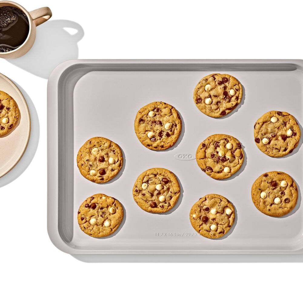 OXO Cookie & Baking Sheets OXO Good Grips Non-Stick Pro Ceramic Coated Metal Bakeware Half Sheet Pan