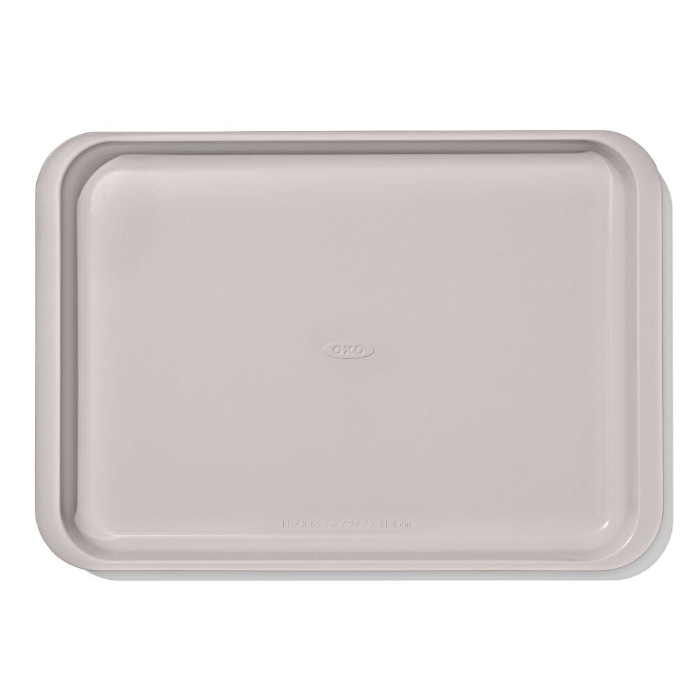 OXO Cookie & Baking Sheets OXO Good Grips Non-Stick Pro Ceramic Coated Metal Bakeware Half Sheet Pan