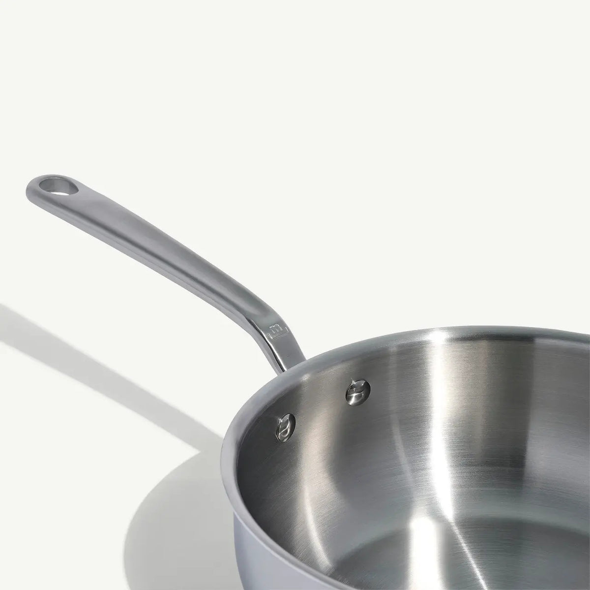 MADE IN Cookware 3 QT Stainless Clad Saucier with Lid