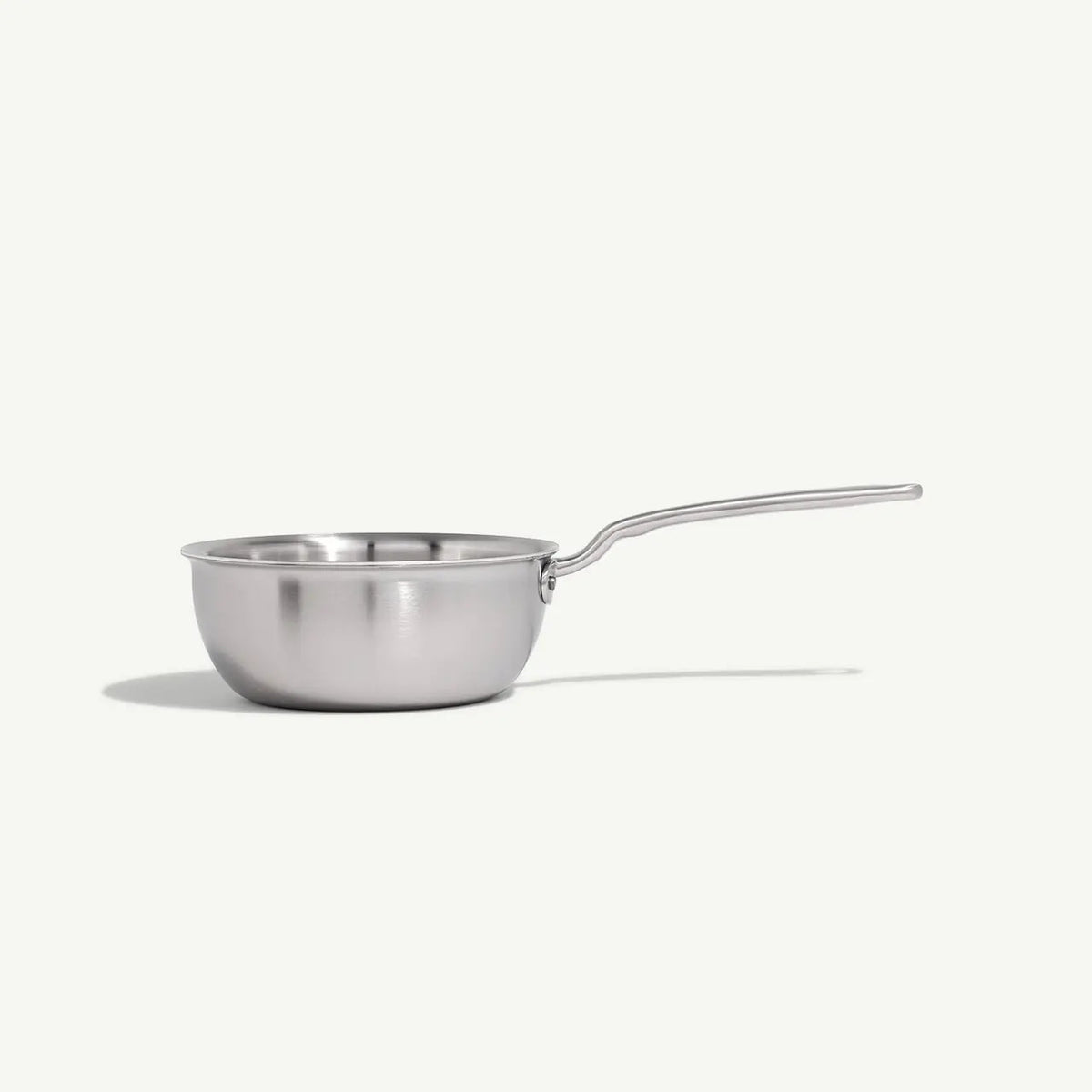 MADE IN Cookware 2 QT Stainless Clad Saucier with Lid
