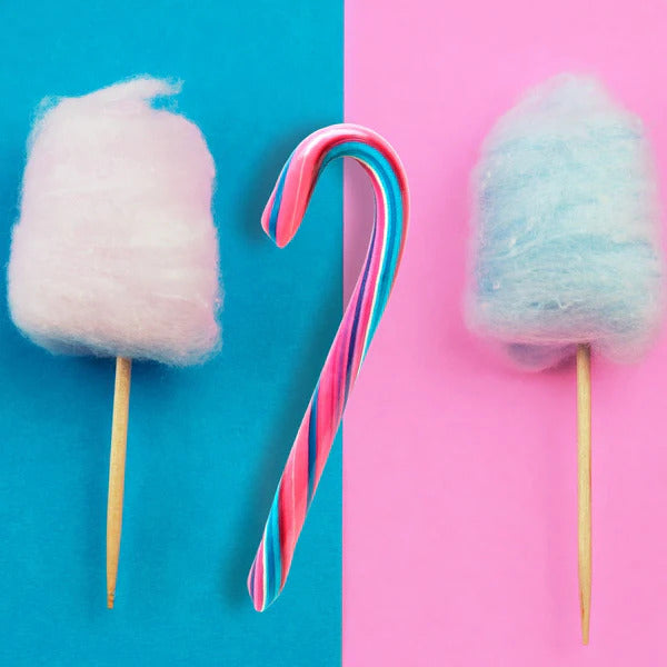Hammond&#39;s Tie Dye Cotton Candy Candy Canes