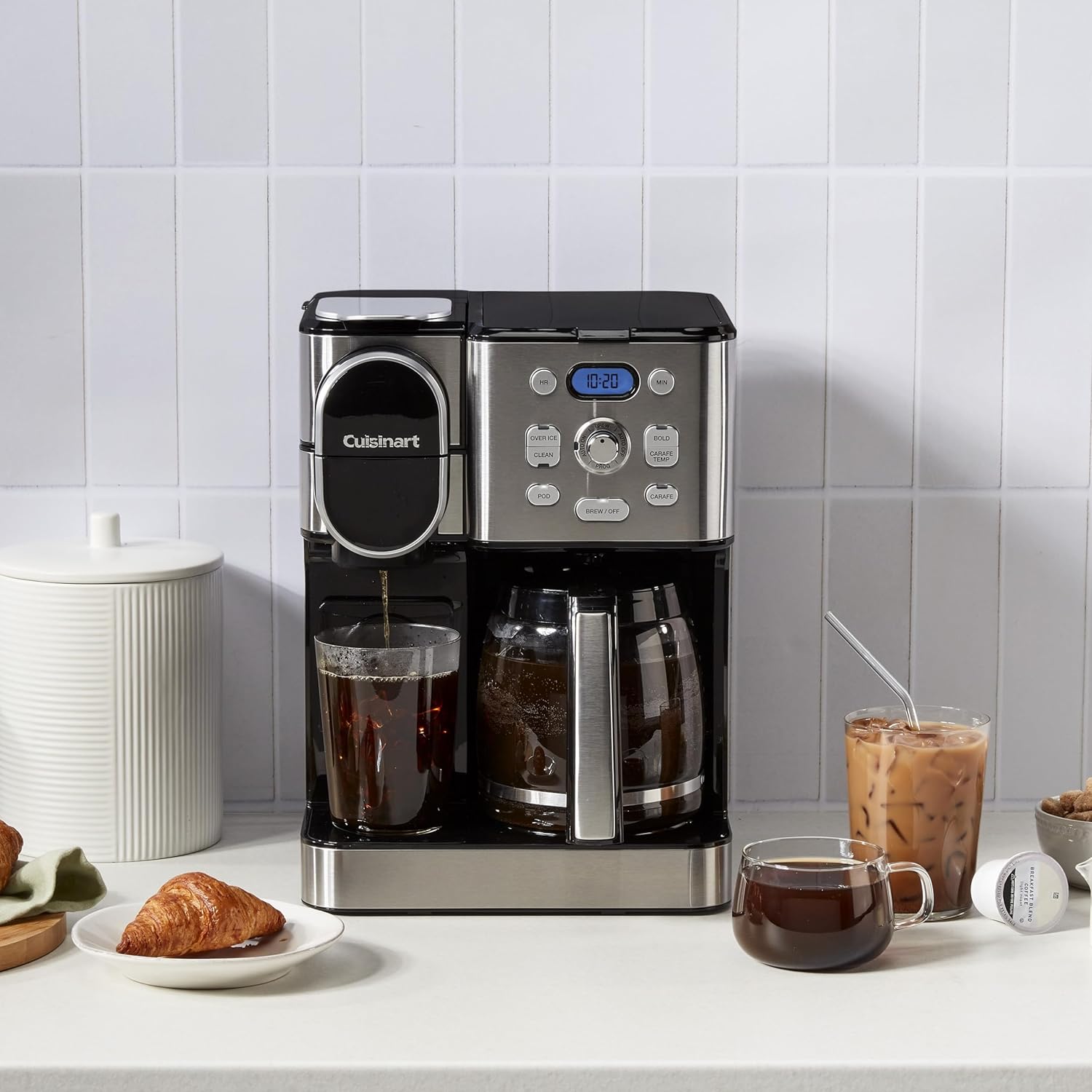 Cuisinart Electric Coffee Maker Cuisinart Coffee Center 12 Cup Coffeemaker And Single-Serve Brewer
