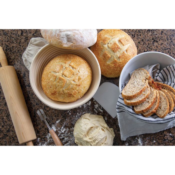 Harold Import Food Prep Mrs. Anderson's Baking Round Bread Proofing Basket