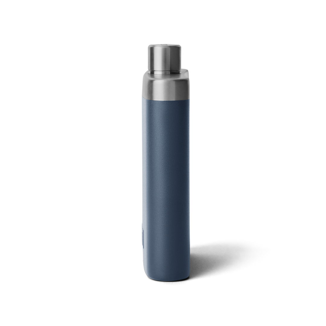 Reading China & Glass Insulated Drinkware YETI Flask 7 oz - Navy