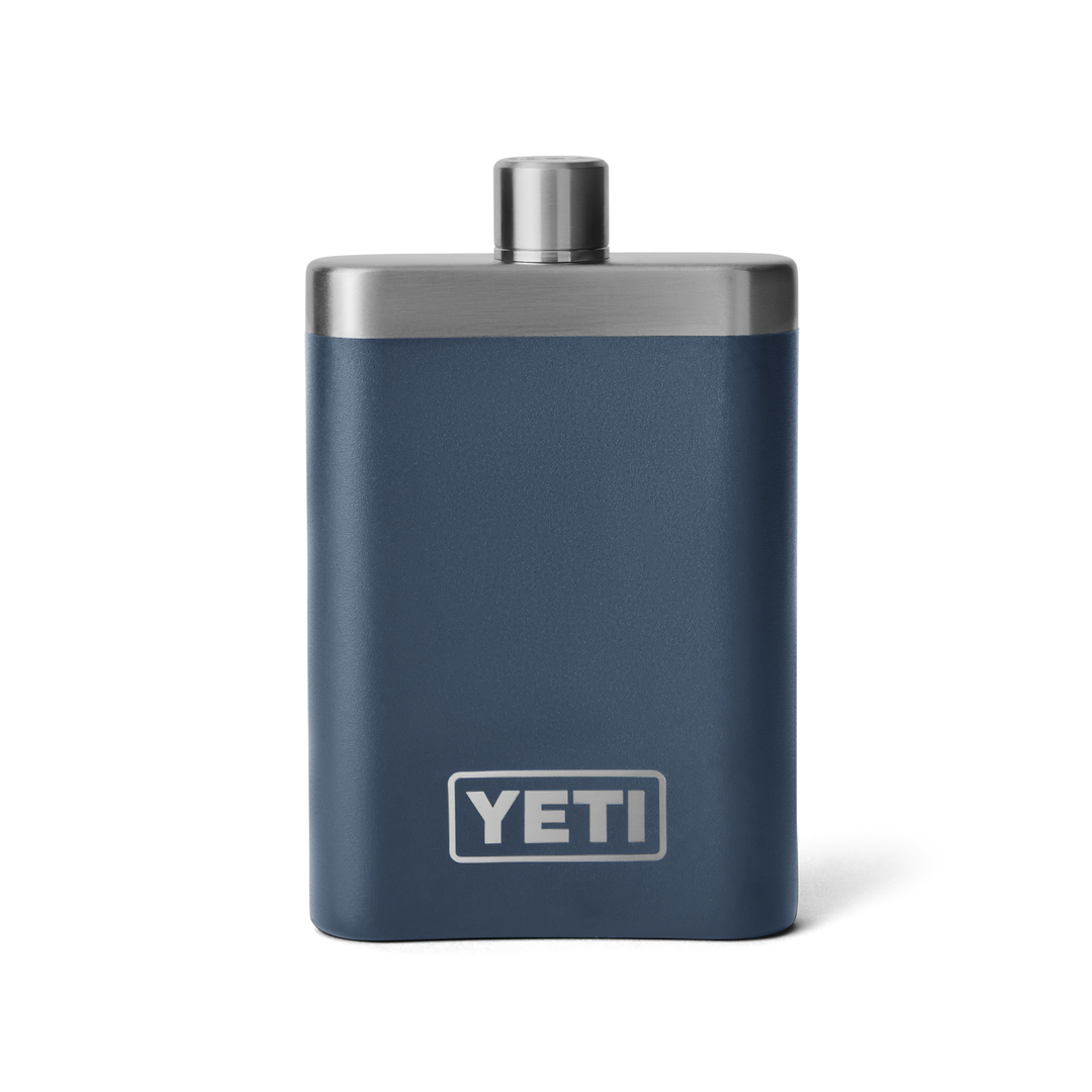 Reading China & Glass Insulated Drinkware YETI Flask 7 oz - Navy