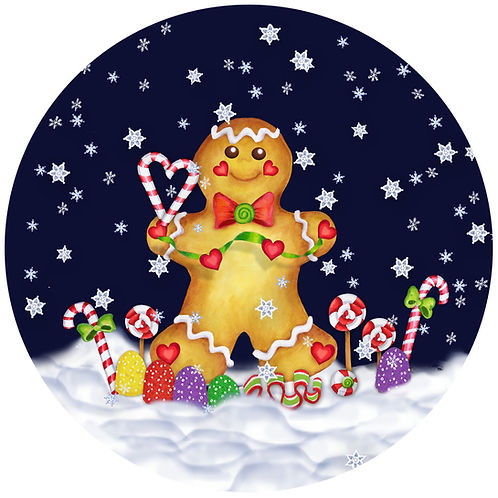 Andreas Jar Openers Andrea's Silicone Jar Opener - Gingerbread Man