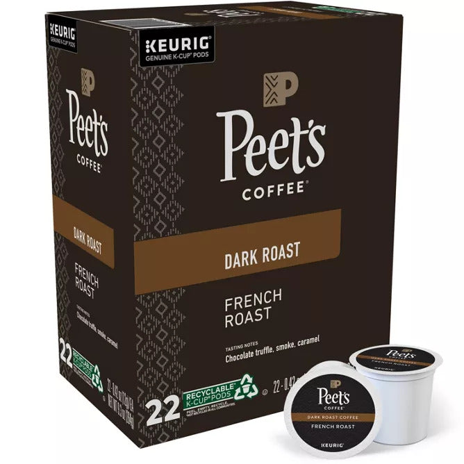 Reading China & Glass Keurig K-Cups Peet's Coffee® French Roast Coffee K-Cups 22 Ct Box